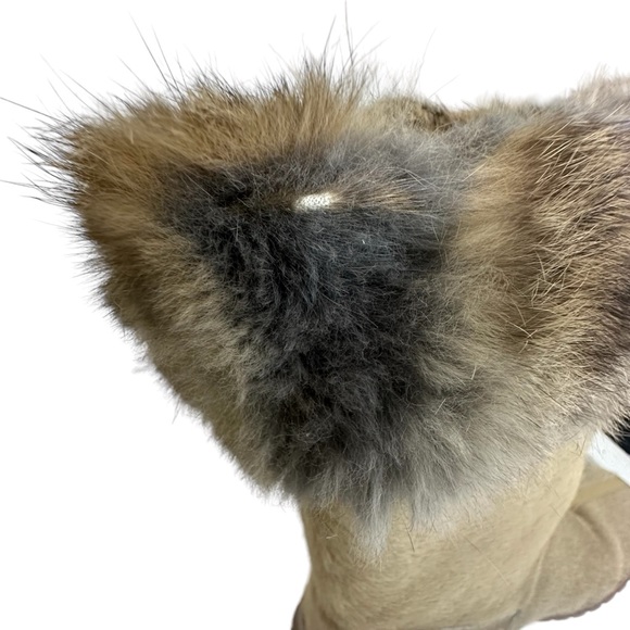 Oscar Sport Unisex Winna Tan Genuine Fur Boots Size 42 Mens 9 Womens 11.5 - Picture 9 of 14